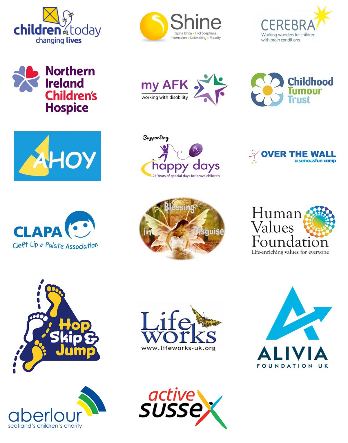 Charities we've supported