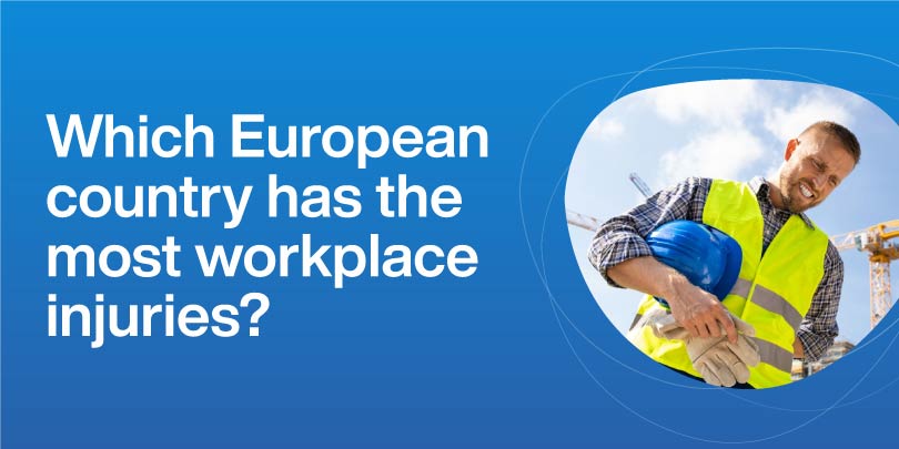 Which European country has the most workplace injuries?