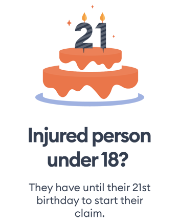 Time limit to claim for under 18s